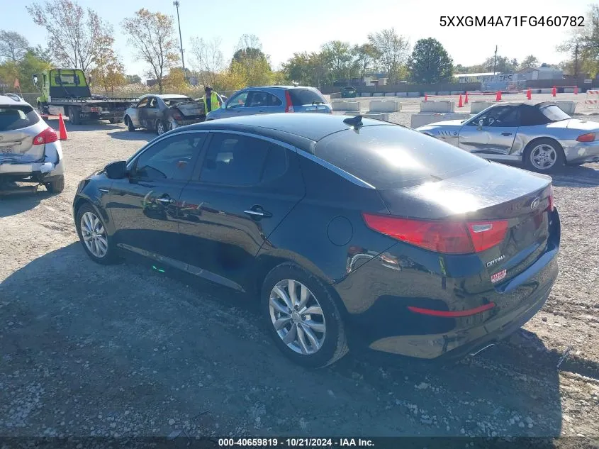 2015 Kia Optima Lx VIN: 5XXGM4A71FG460782 Lot: 40659819