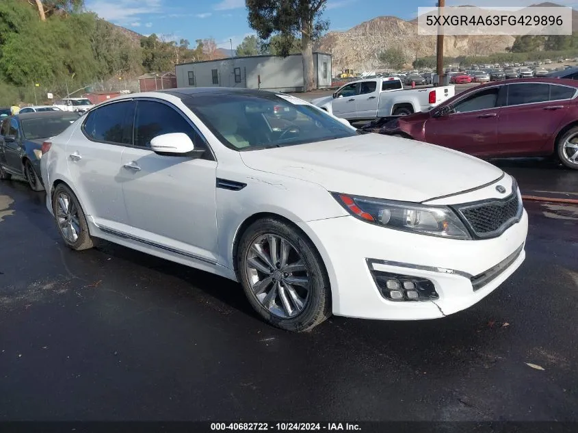 2015 Kia Optima Sxl Turbo VIN: 5XXGR4A63FG429896 Lot: 40682722