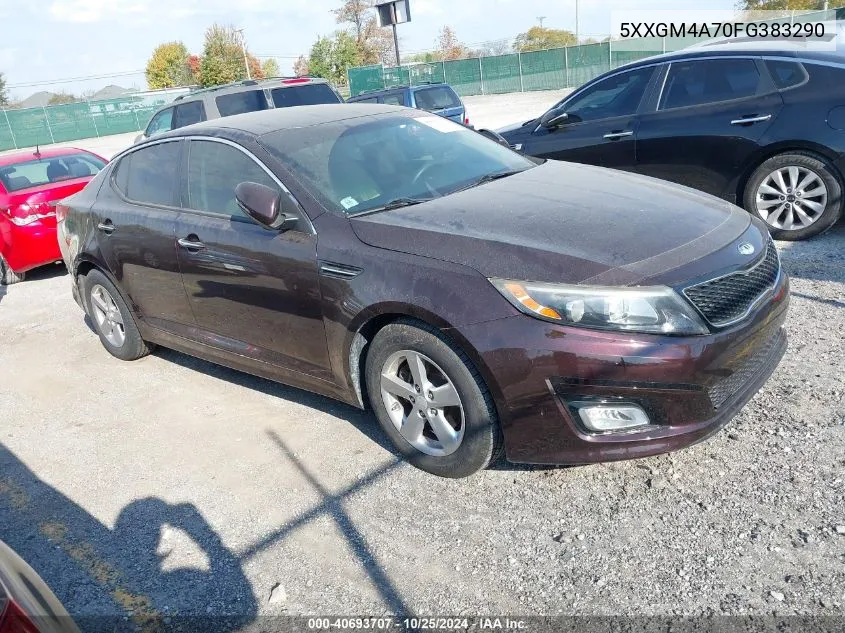 5XXGM4A70FG383290 2015 Kia Optima Lx