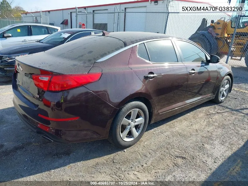 5XXGM4A70FG383290 2015 Kia Optima Lx