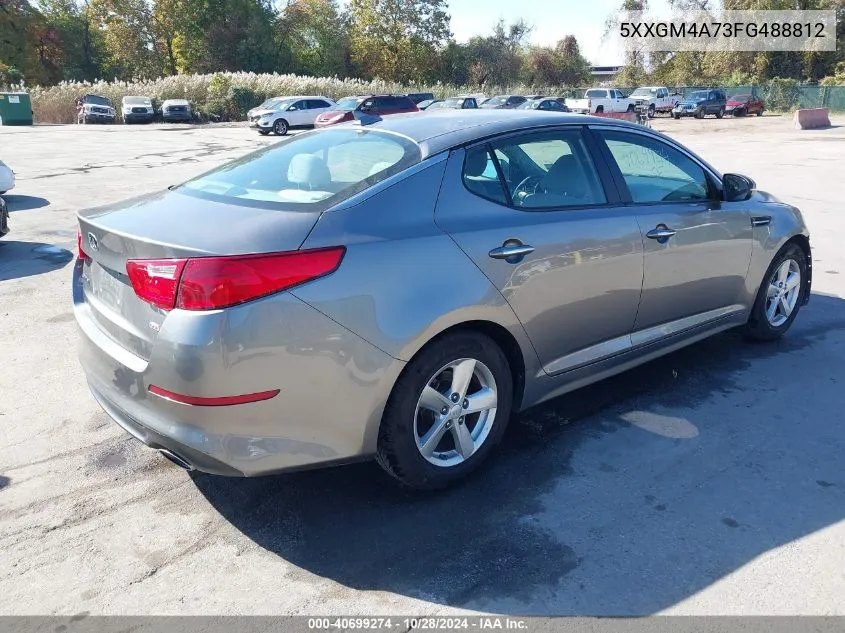 2015 Kia Optima Lx VIN: 5XXGM4A73FG488812 Lot: 40699274