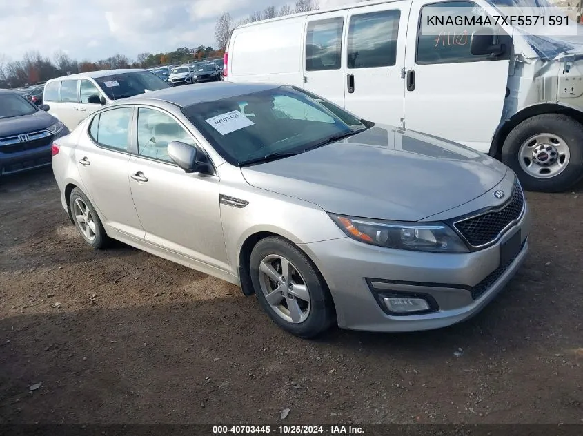 2015 Kia Optima Lx VIN: KNAGM4A7XF5571591 Lot: 40703445