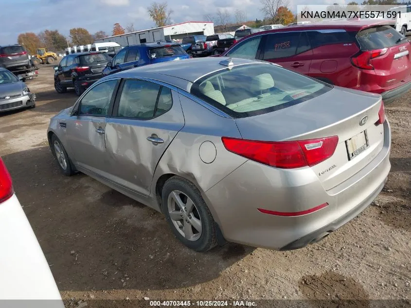 2015 Kia Optima Lx VIN: KNAGM4A7XF5571591 Lot: 40703445