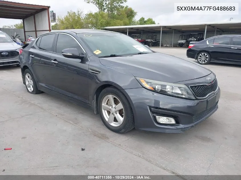 2015 Kia Optima Lx VIN: 5XXGM4A77FG488683 Lot: 40711355