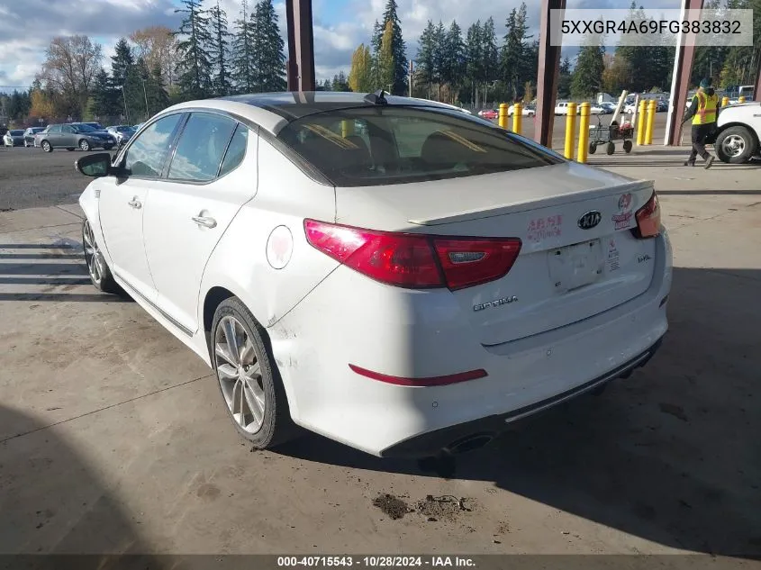 2015 Kia Optima Sxl Turbo VIN: 5XXGR4A69FG383832 Lot: 40715543