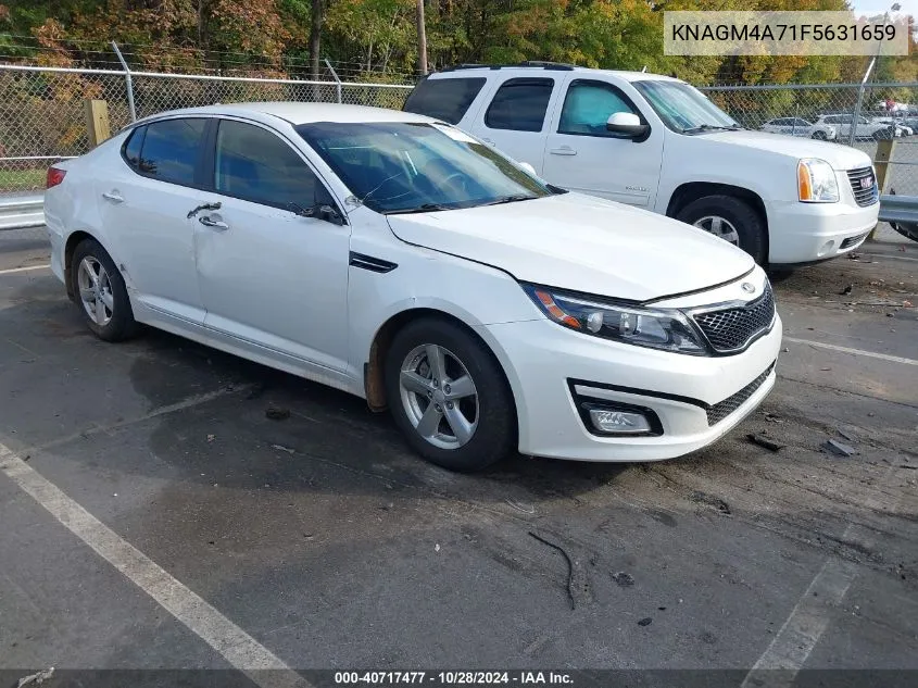 2015 Kia Optima Lx VIN: KNAGM4A71F5631659 Lot: 40717477