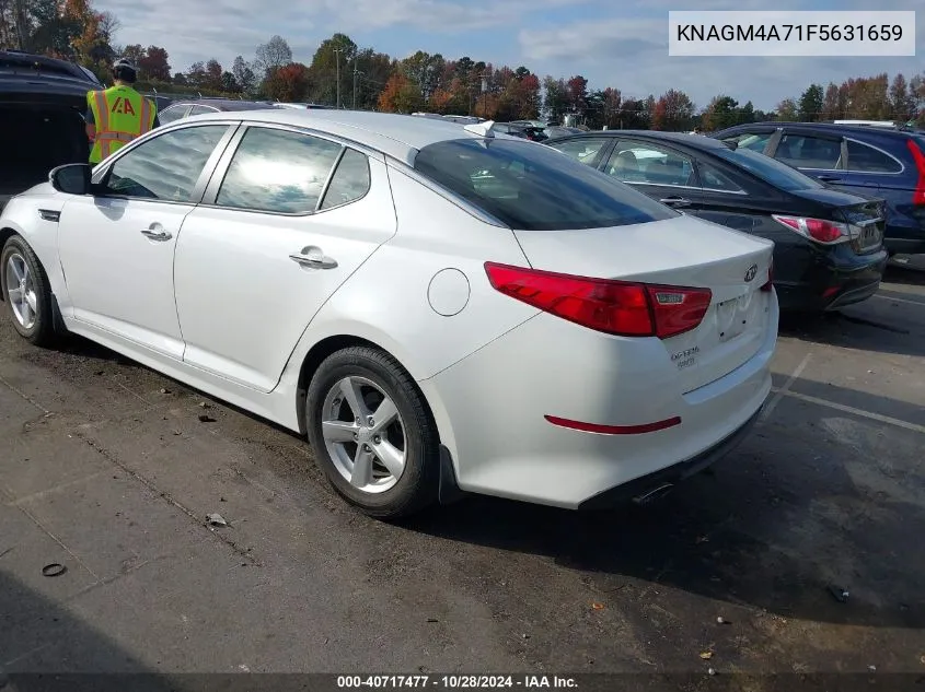 2015 Kia Optima Lx VIN: KNAGM4A71F5631659 Lot: 40717477