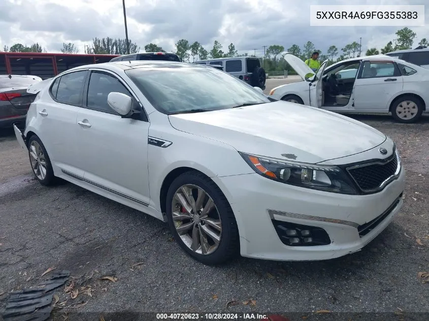 2015 Kia Optima Sxl Turbo VIN: 5XXGR4A69FG355383 Lot: 40720623