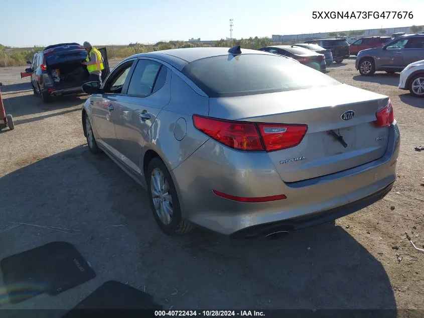 2015 Kia Optima Ex VIN: 5XXGN4A73FG477676 Lot: 40722434