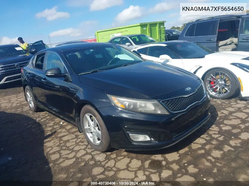 KNAGM4A7XF5654650 2015 Kia Optima Lx