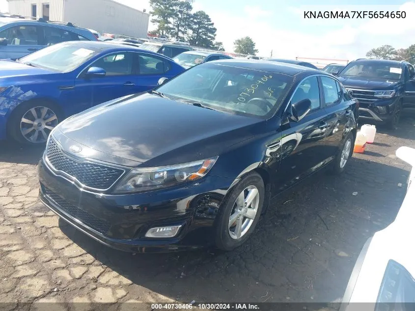 KNAGM4A7XF5654650 2015 Kia Optima Lx