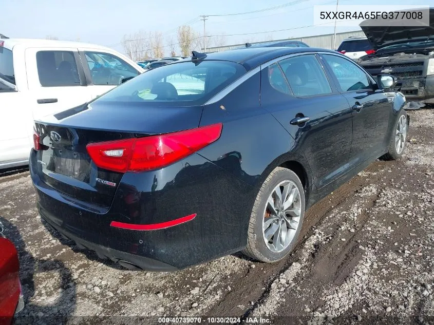 5XXGR4A65FG377008 2015 Kia Optima Sx Turbo