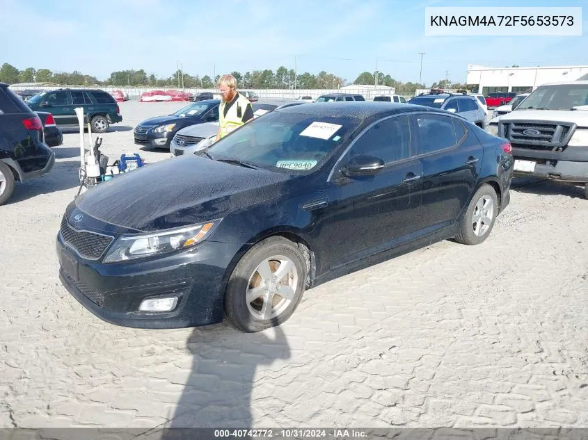 2015 Kia Optima Lx VIN: KNAGM4A72F5653573 Lot: 40742772