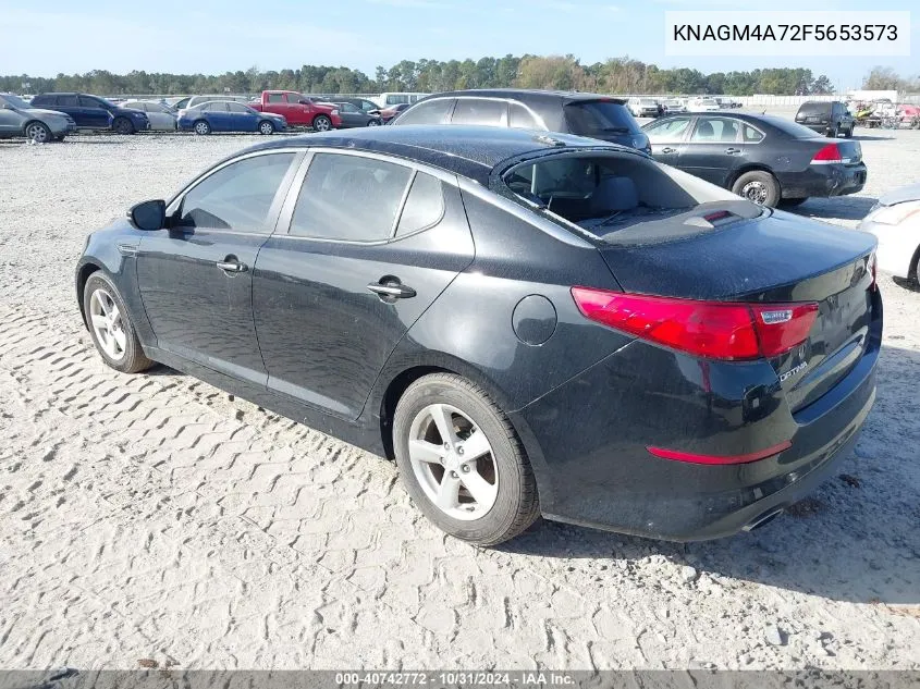 2015 Kia Optima Lx VIN: KNAGM4A72F5653573 Lot: 40742772