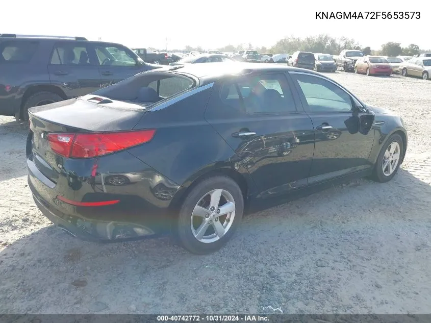 2015 Kia Optima Lx VIN: KNAGM4A72F5653573 Lot: 40742772