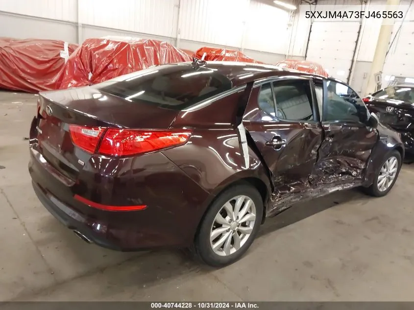 2015 Kia Optima Lx VIN: 5XXJM4A73FJ465563 Lot: 40744228