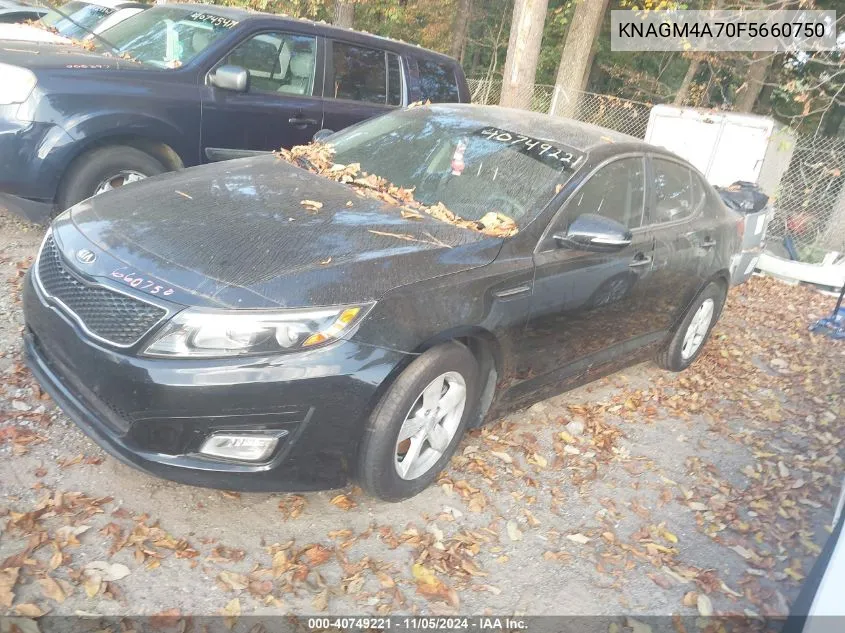 KNAGM4A70F5660750 2015 Kia Optima Lx