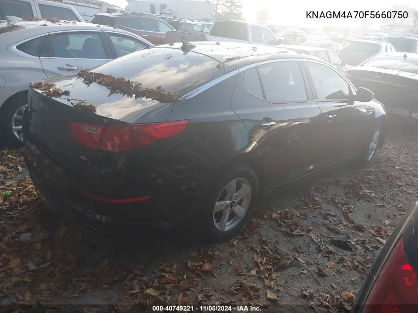 KNAGM4A70F5660750 2015 Kia Optima Lx