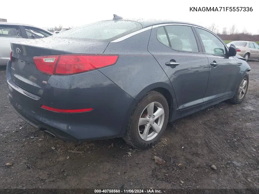 2015 Kia Optima Lx VIN: KNAGM4A71F5557336 Lot: 40758560