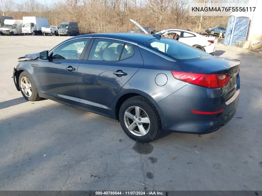 2015 Kia Optima Lx VIN: KNAGM4A76F5556117 Lot: 40780544