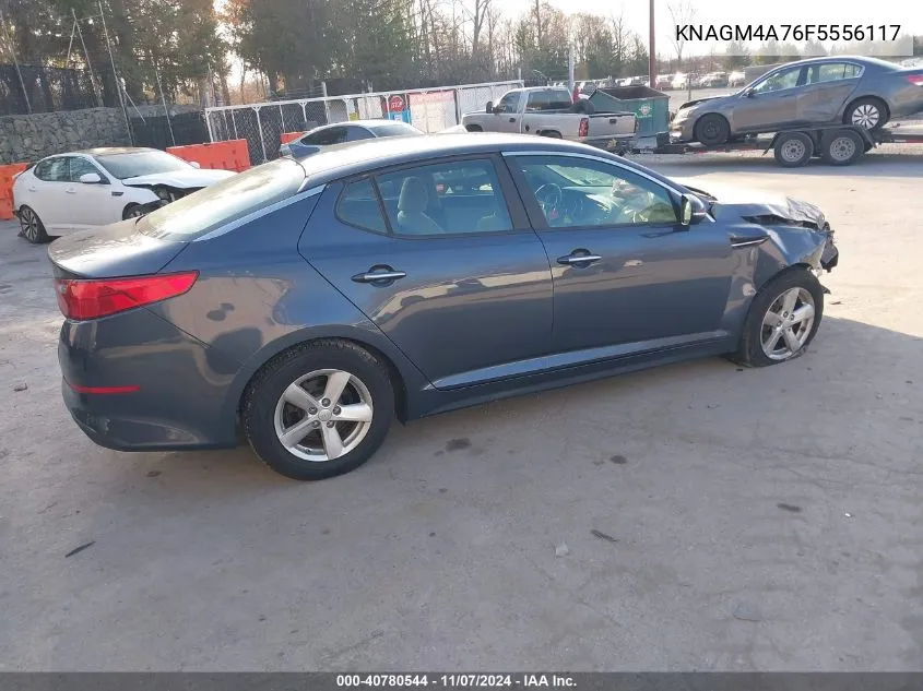 2015 Kia Optima Lx VIN: KNAGM4A76F5556117 Lot: 40780544