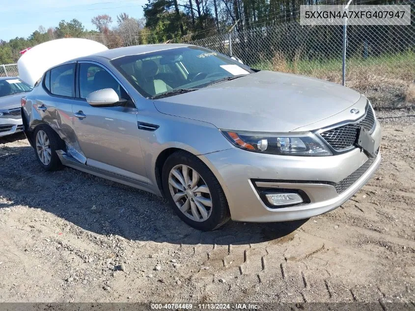 2015 Kia Optima Ex VIN: 5XXGN4A7XFG407947 Lot: 40784469