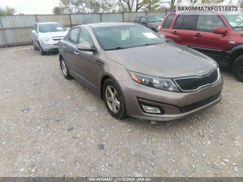 2015 Kia Optima Lx VIN: 5XXGM4A7XFG518873 Lot: 40786851