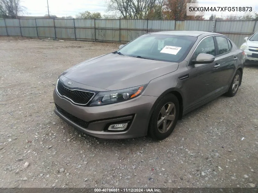 2015 Kia Optima Lx VIN: 5XXGM4A7XFG518873 Lot: 40786851