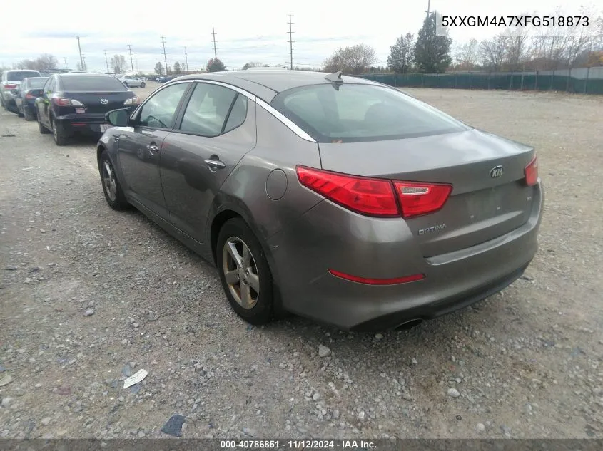 2015 Kia Optima Lx VIN: 5XXGM4A7XFG518873 Lot: 40786851