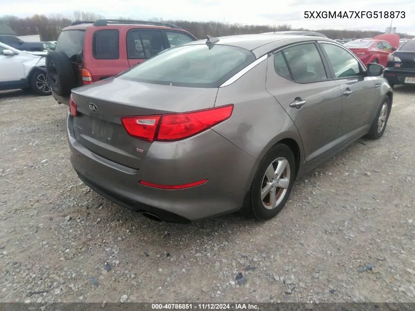 2015 Kia Optima Lx VIN: 5XXGM4A7XFG518873 Lot: 40786851