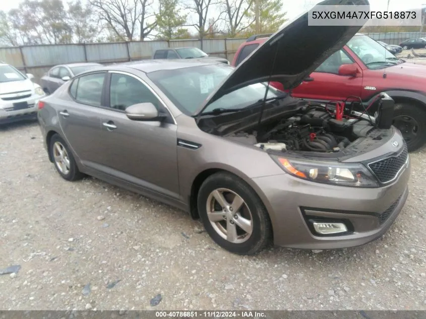 2015 Kia Optima Lx VIN: 5XXGM4A7XFG518873 Lot: 40786851