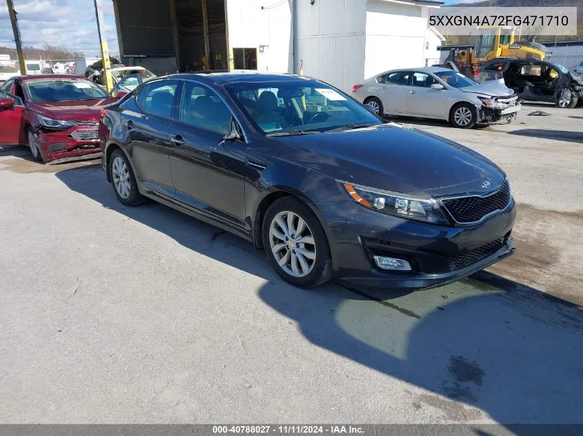 2015 Kia Optima Ex VIN: 5XXGN4A72FG471710 Lot: 40788027