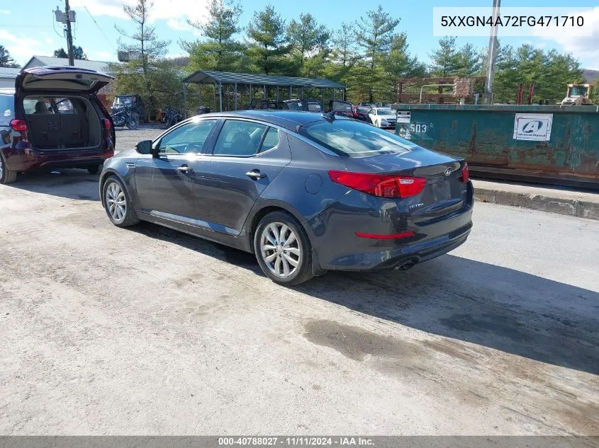 2015 Kia Optima Ex VIN: 5XXGN4A72FG471710 Lot: 40788027