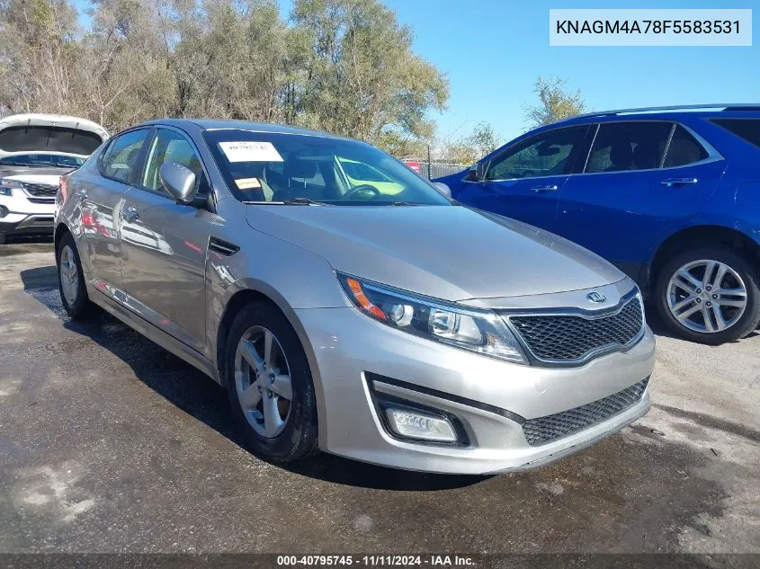 2015 Kia Optima Lx VIN: KNAGM4A78F5583531 Lot: 40795745