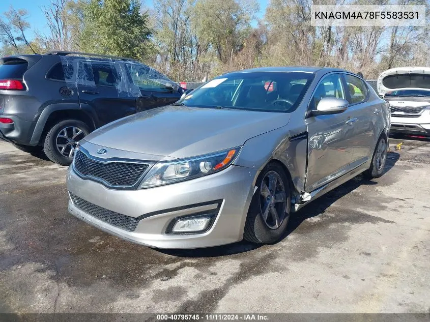 2015 Kia Optima Lx VIN: KNAGM4A78F5583531 Lot: 40795745