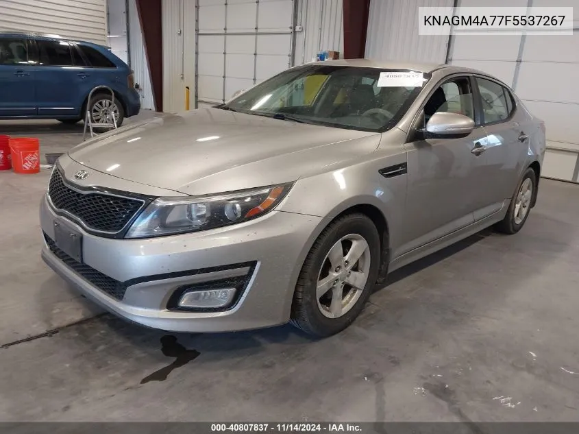 2015 Kia Optima Lx VIN: KNAGM4A77F5537267 Lot: 40807837