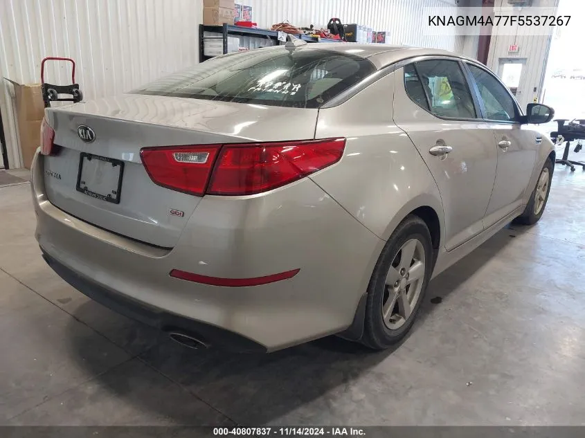 2015 Kia Optima Lx VIN: KNAGM4A77F5537267 Lot: 40807837