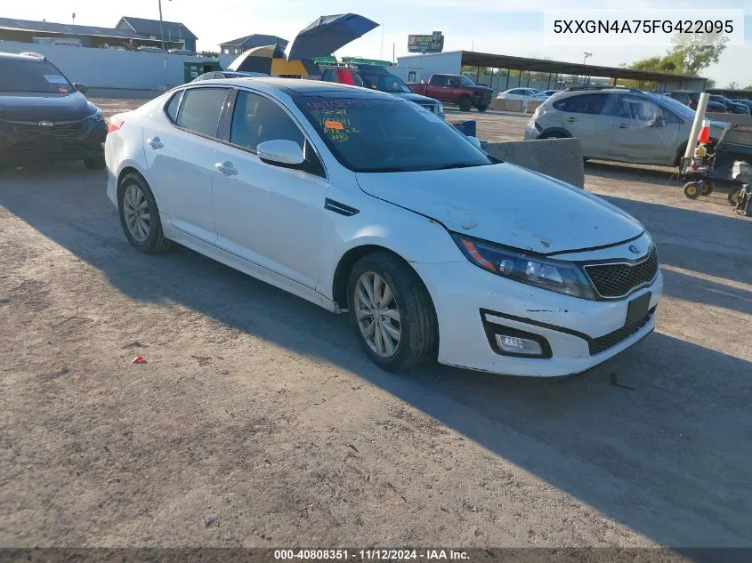 2015 Kia Optima Ex VIN: 5XXGN4A75FG422095 Lot: 40808351