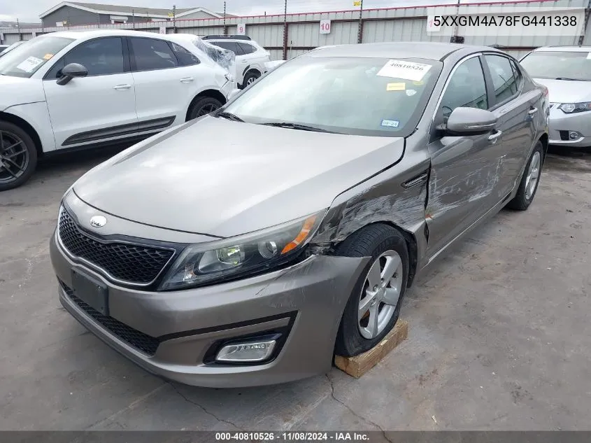 2015 Kia Optima Lx VIN: 5XXGM4A78FG441338 Lot: 40810526