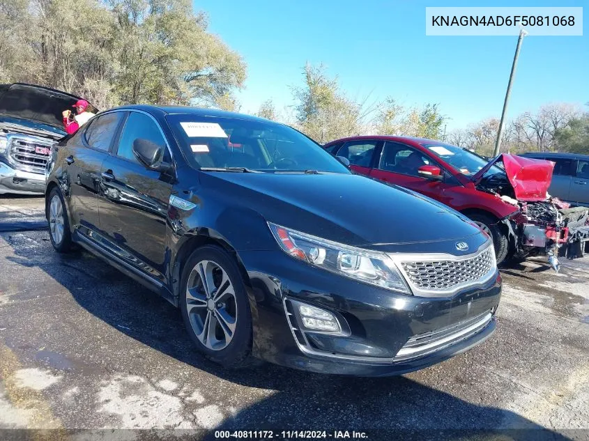 2015 Kia Optima Hybrid Ex VIN: KNAGN4AD6F5081068 Lot: 40811172