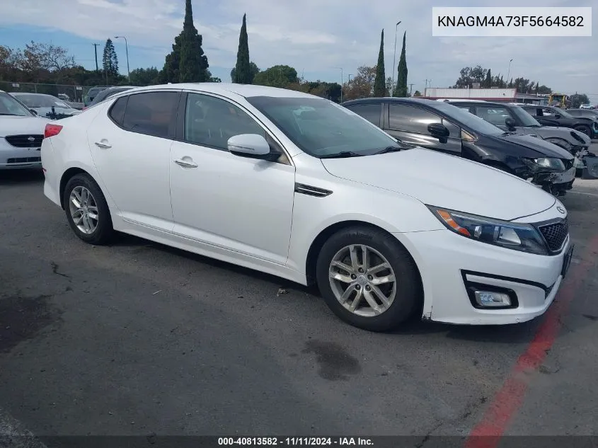 2015 Kia Optima Lx VIN: KNAGM4A73F5664582 Lot: 40813582