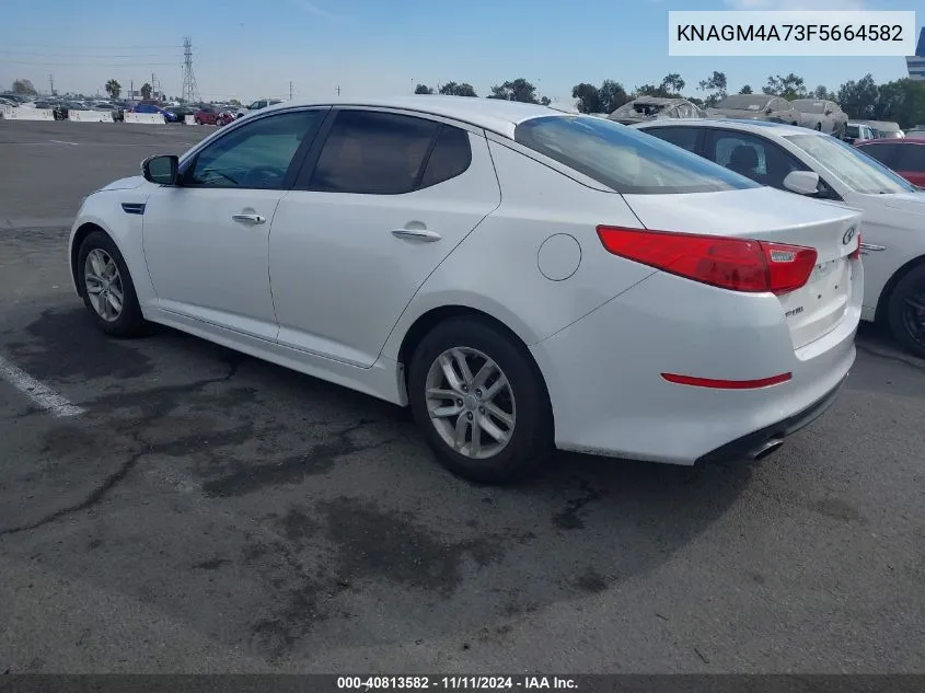 2015 Kia Optima Lx VIN: KNAGM4A73F5664582 Lot: 40813582