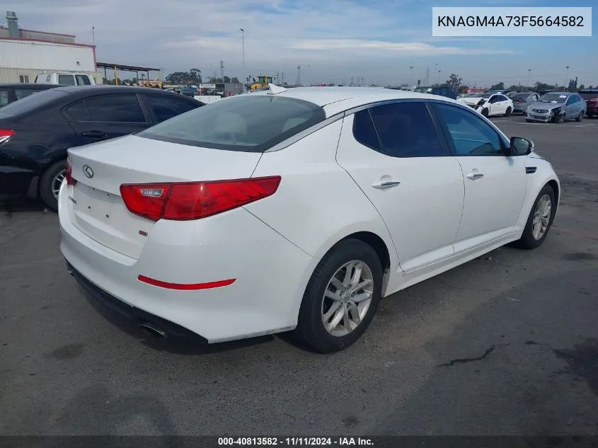 2015 Kia Optima Lx VIN: KNAGM4A73F5664582 Lot: 40813582