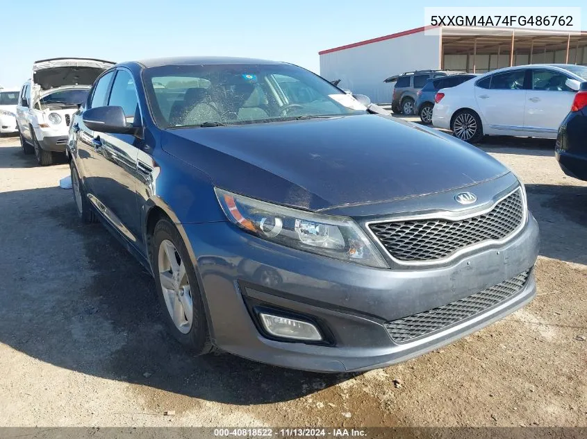 5XXGM4A74FG486762 2015 Kia Optima Lx