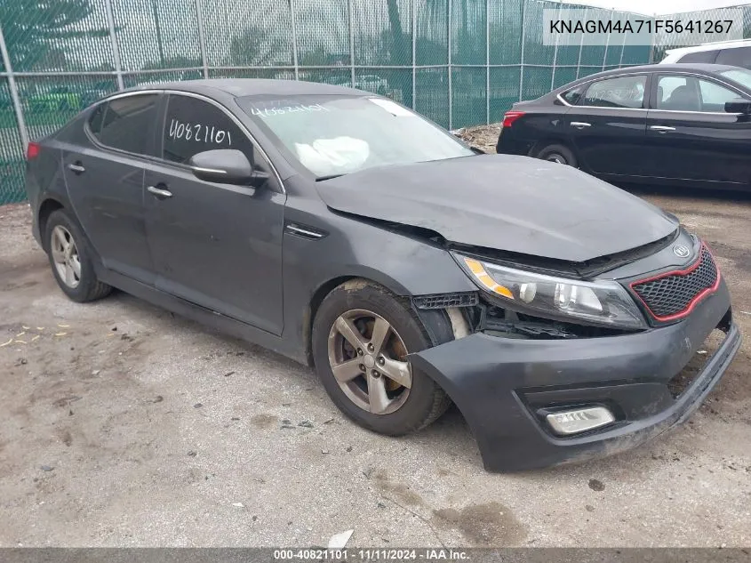 2015 Kia Optima Lx VIN: KNAGM4A71F5641267 Lot: 40821101