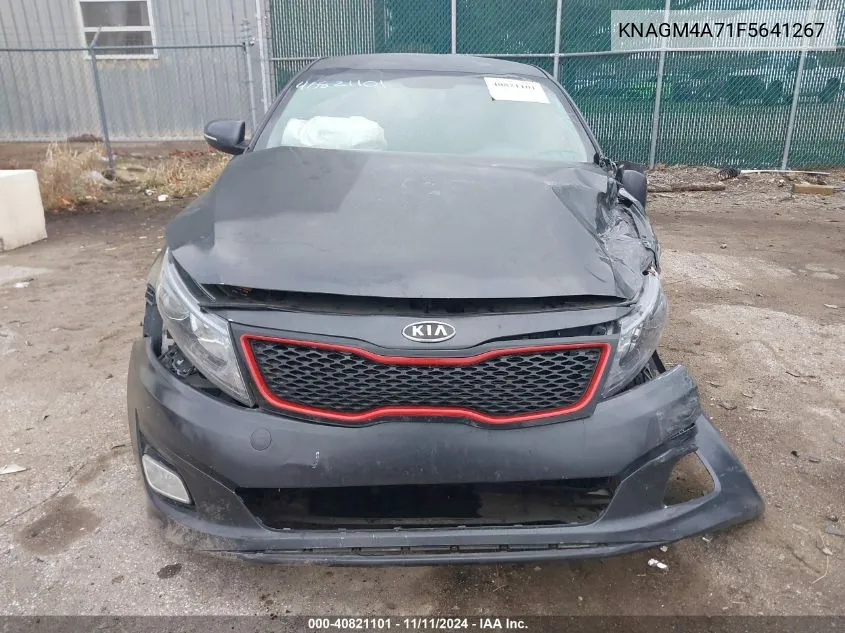 2015 Kia Optima Lx VIN: KNAGM4A71F5641267 Lot: 40821101