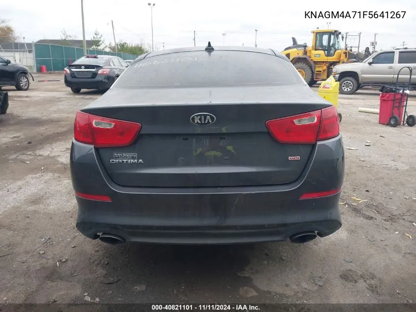 2015 Kia Optima Lx VIN: KNAGM4A71F5641267 Lot: 40821101