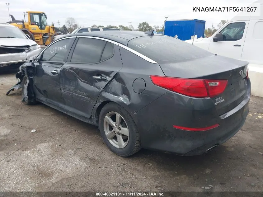 2015 Kia Optima Lx VIN: KNAGM4A71F5641267 Lot: 40821101