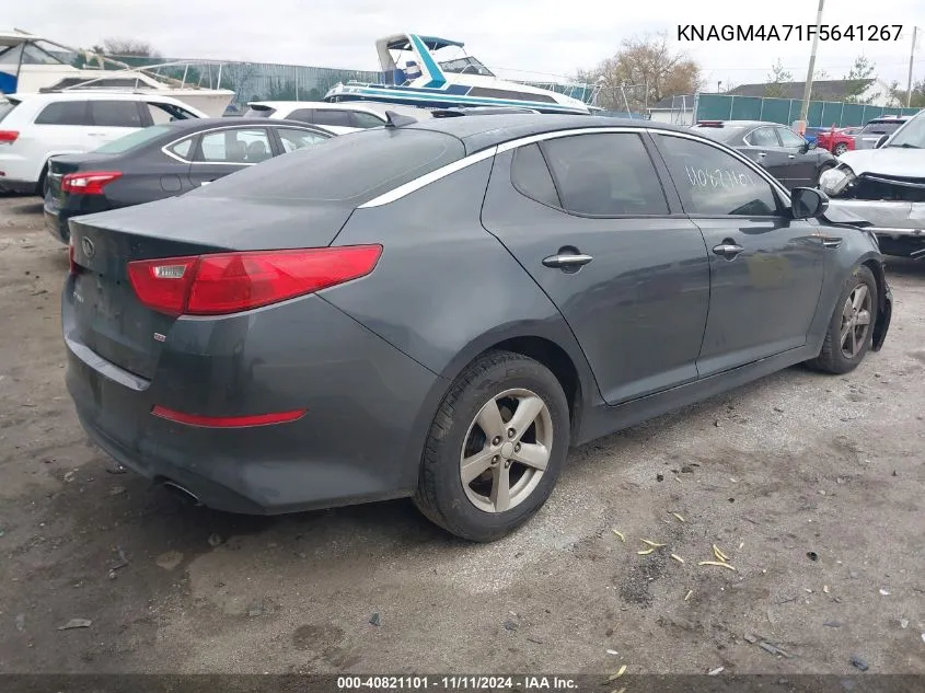 2015 Kia Optima Lx VIN: KNAGM4A71F5641267 Lot: 40821101