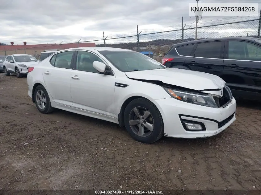 2015 Kia Optima Lx VIN: KNAGM4A72F5584268 Lot: 40827498